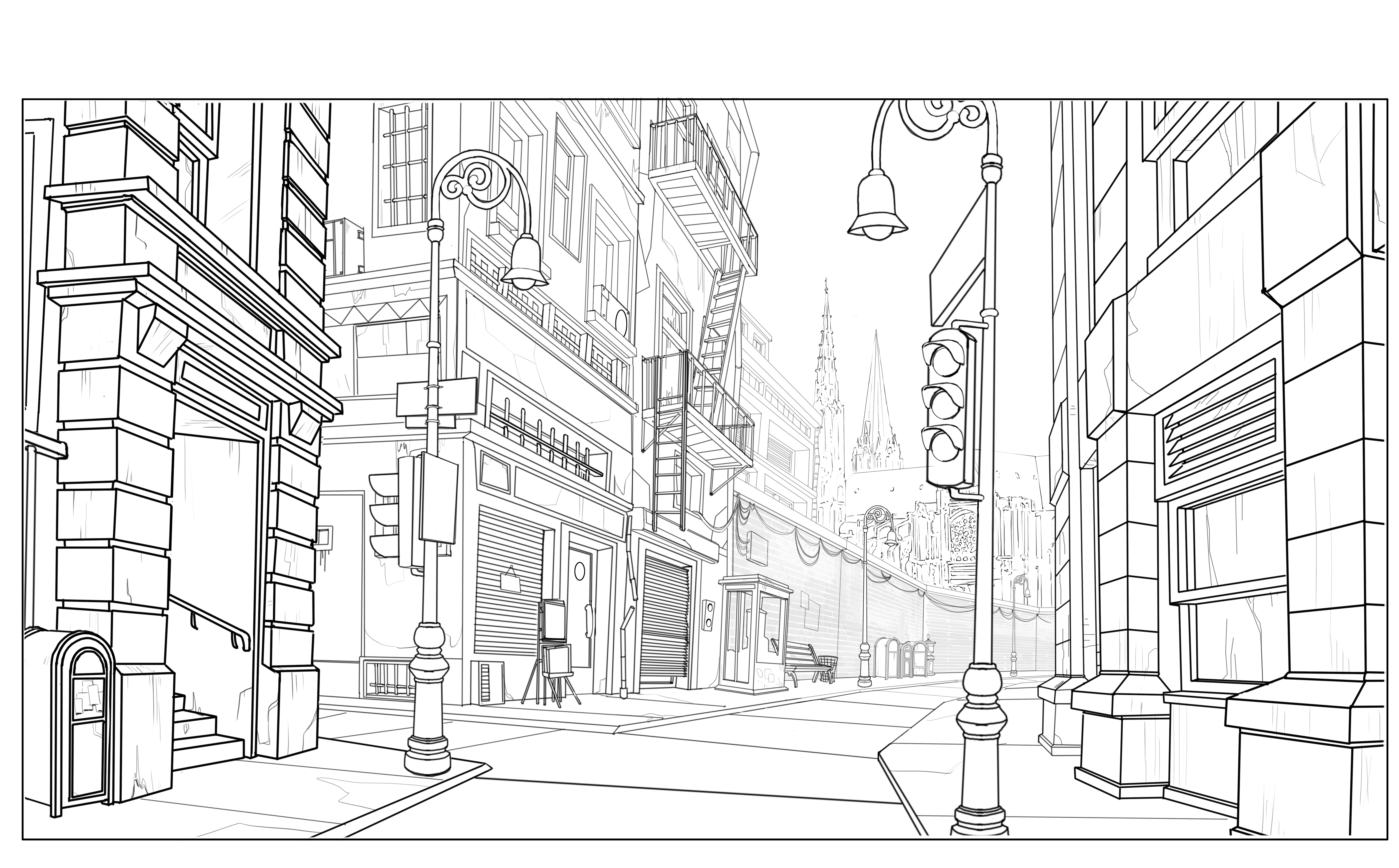 Dark City - Layout